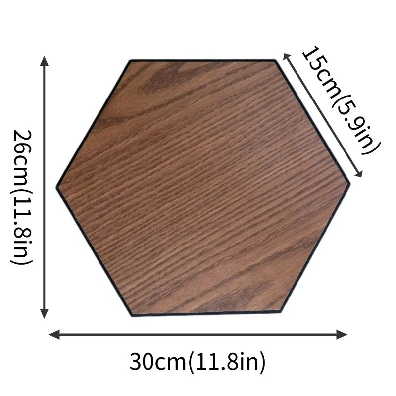 10 PCS Wood Grain Wall Stickers by SnaggIt