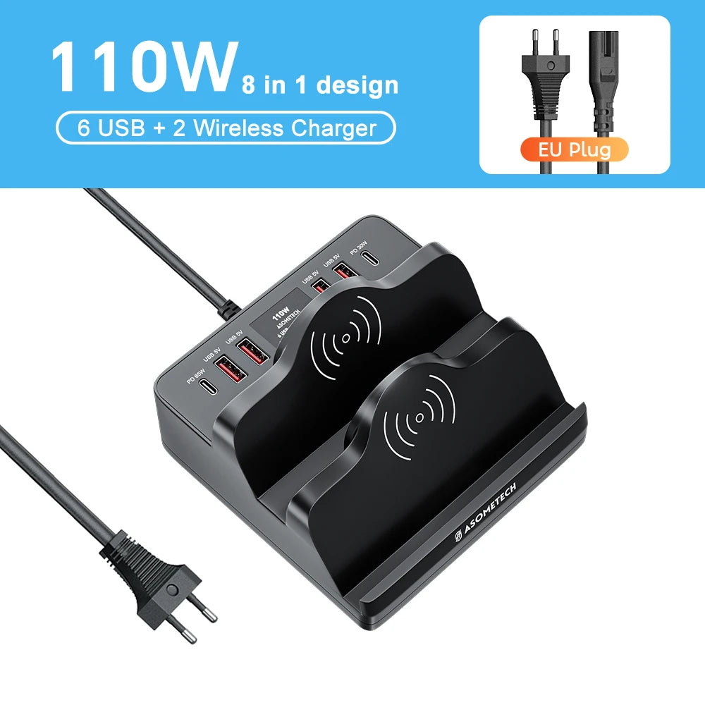110W 6 Port USB Charging Station by Snagg A Charging Station