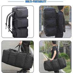 100L Tactical Camping Duffel Backpack