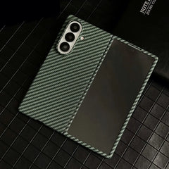 Carbon Fiber Pattern Magnetic Case For Samsung Z Fold 7 Series by Snagg A Phone Case