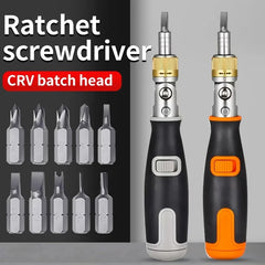 10-in-1 Multi-Angle Portable Ratchet Screwdriver Set
