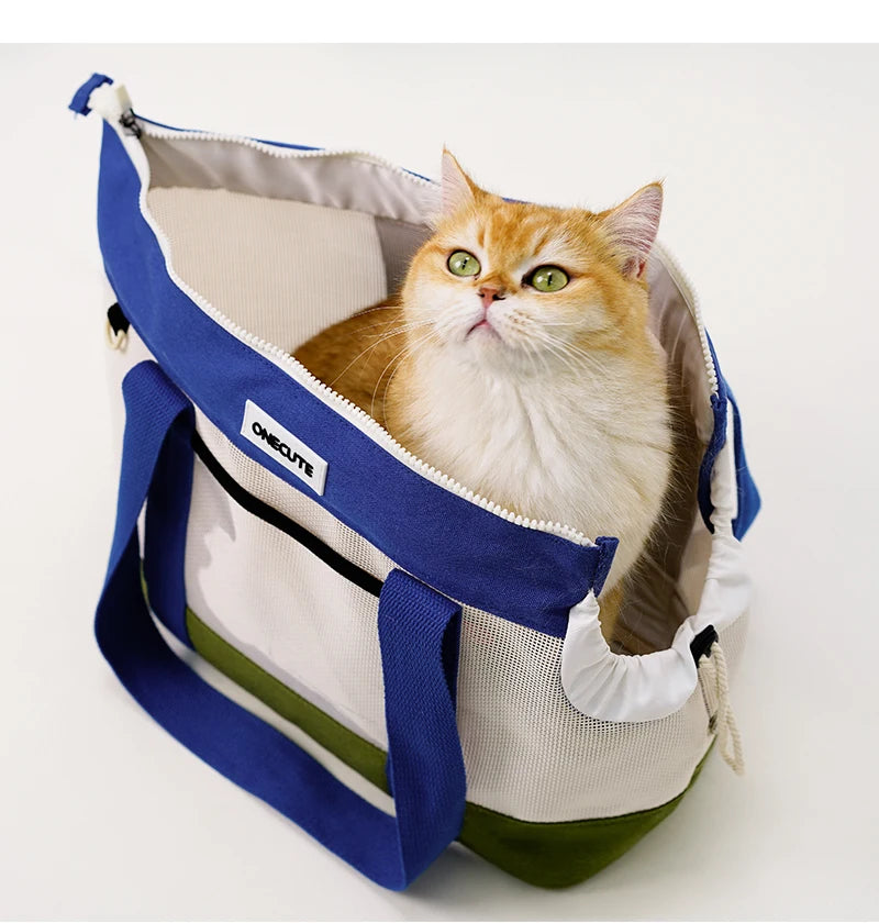 Portable Cat Carrier Bag by Snagg A Carrier Bag