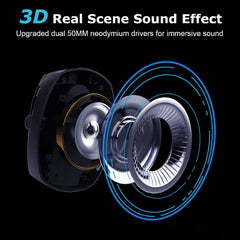 Wireless Gaming Headset with Detachable Noise Cancelling Microphone,2.4G Bluetooth-USB-3.5mm Wired Jack 3 Modes for Multi-device by SnaggIt