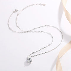1–3ct Colorful Moissanite Pendant Necklace