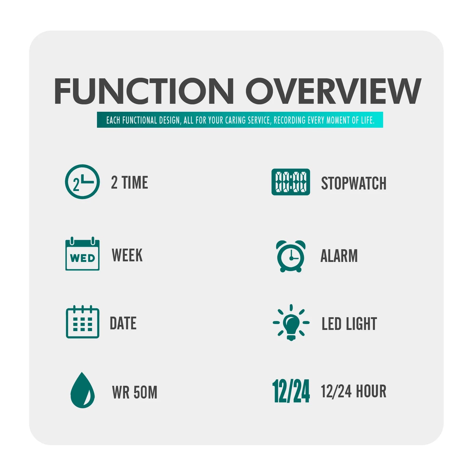 Kids Fashion Digital Watch by Snagg A Watch