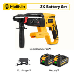 MELLWIN 26mm 1680W Brushless Rotary Hammer Drill