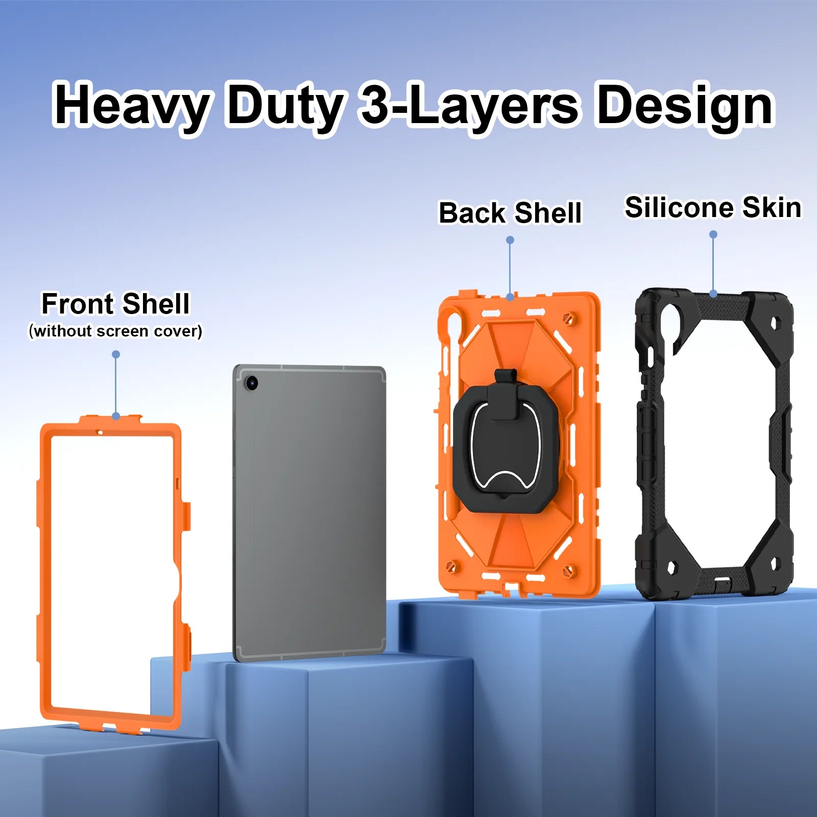 Heavy Duty Case for Samsung Galaxy Tab S10 / S9 FE by Snagg A Tab Case