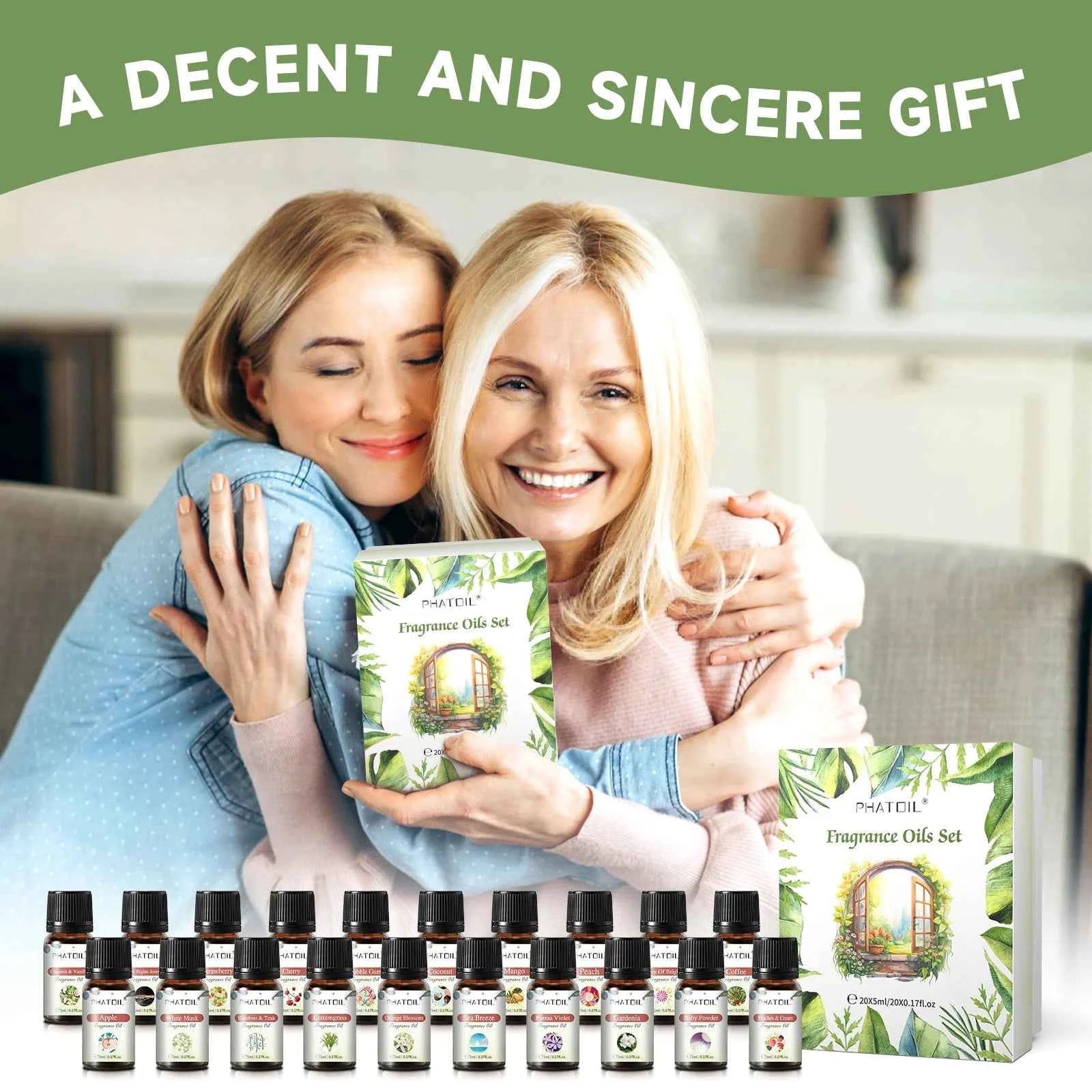 20 Piece Signature Fragrance Collection – Premium 5ml Aroma Diffusion Set for Home, Car & Crafting