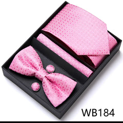 Men’s Luxury Tie & Bow Set - WB184 - Others In Fashion