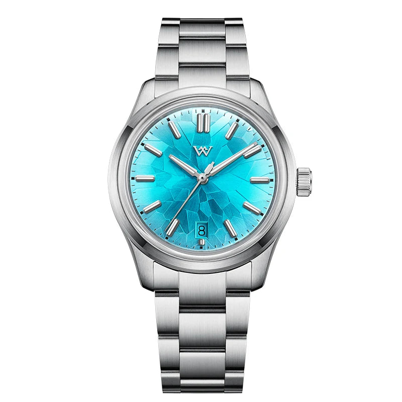 Automatic Mechanical NH35 Men’s Dive Watch – Sapphire Crystal | Glacier Collection | 100M Water Resistant - Blue
