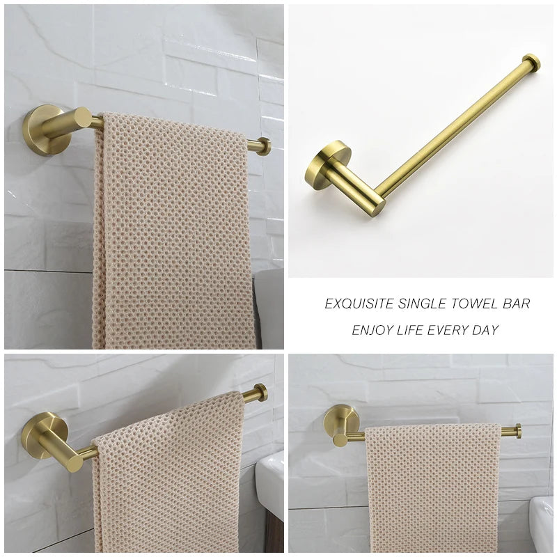 Stainless Steel Hand Towel Bar by Snagg A Rack