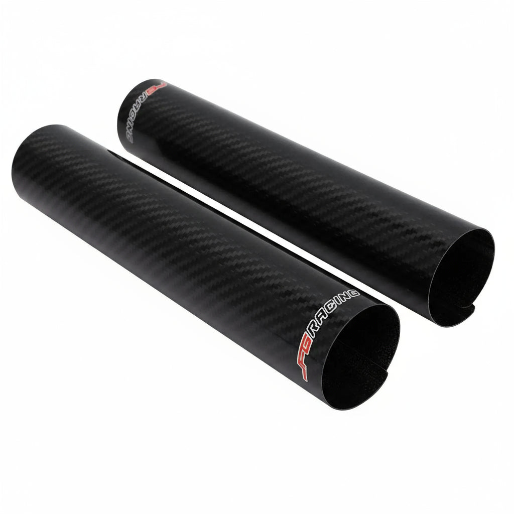 Carbon Fiber Wrap Cover Motorcycle Front Fork Guard by Snagg A Wrap Cover