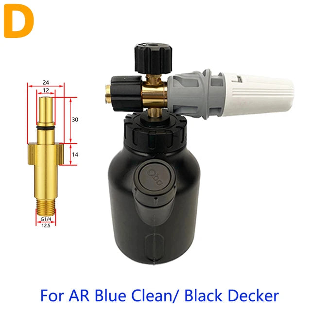 1L Pressure Washer Foam Cannon by Snagg A Foam Cannon