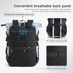 Expandable Waterproof Backpack by Snagg A Backpack
