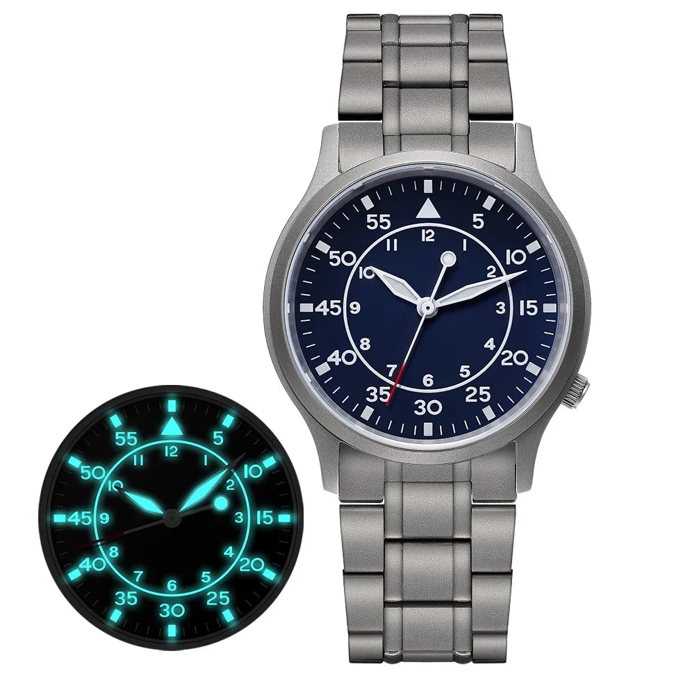 Titanium Quartz Watch – Ultra-Thin Precision
