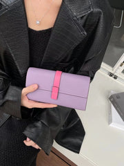 Luxury Genuine Leather Long Wallet by Snagg It Wallet