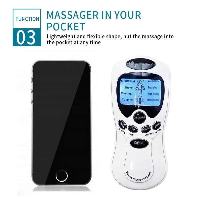 Digital TENS Machine – Electronic Pulse Muscle Stimulator for Pain Relief