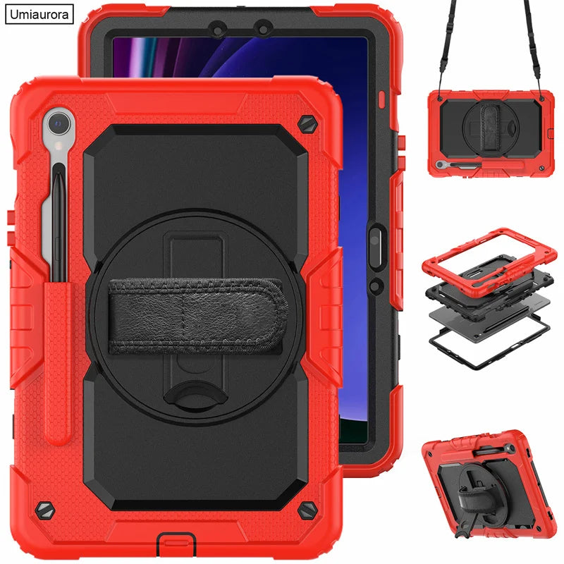 Kids Shockproof Tablet Cover For Samsung Tab S7 / S8 / S9 FE Plus by Snagg A Tab Case