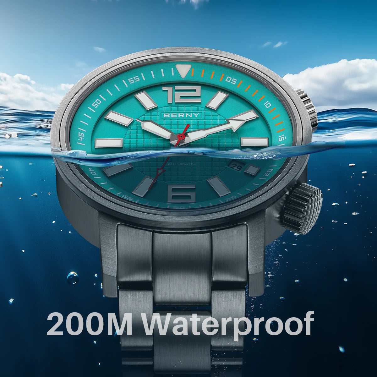 Automatic Diver Watch – Fluororubber Edition