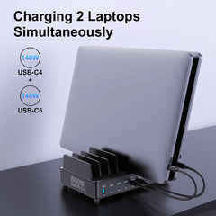 600W USB Fast Charger 10-Port GaN Charging Station Stand by Snagg A Charging Station