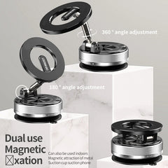 Vacuum Magnetic Car Phone Holder, 360 Degree Rotating and Folding, Suitable for Car Screen, Desktop by Snagg A Phone Holder