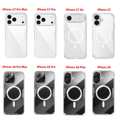 Transparent TPU Frame Pro Magnetic Case – iPhone 16 & 17 Series