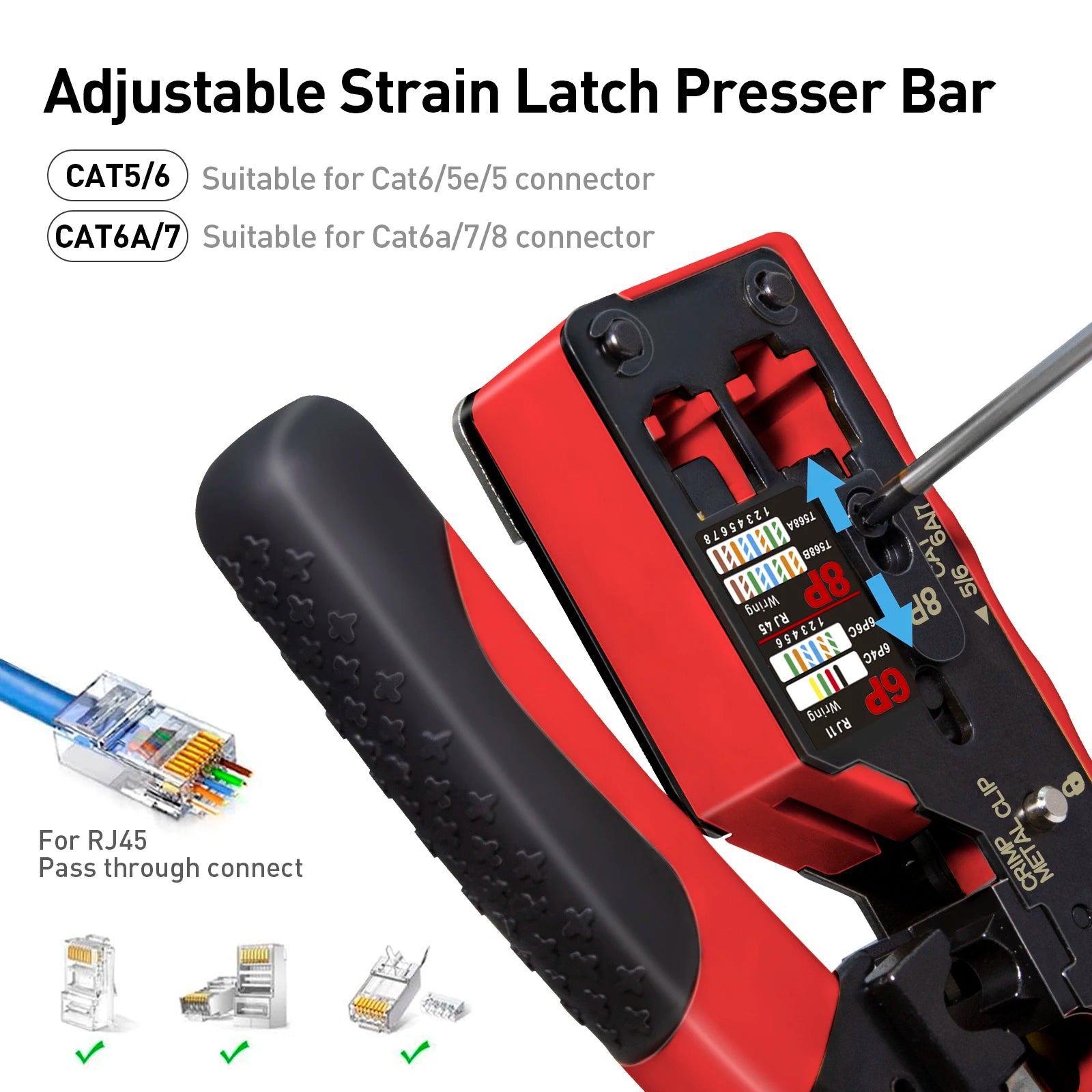 Heavy Duty Wire Stripper & Terminal Crimper Tool by Snagg A Wire Stripper