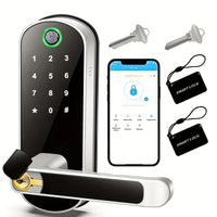 Smart Fingerprint Door Lock – WiFi Keyless Entry with Touchscreen by Snagg A Smart Door Lock