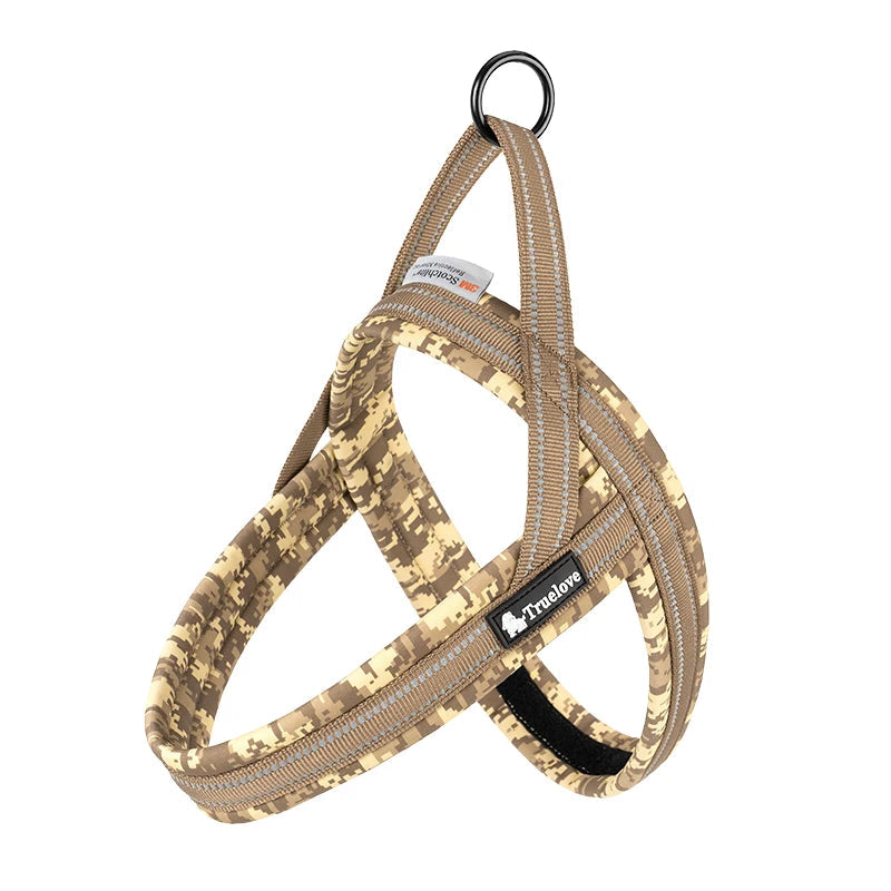 Floral Print Mesh Padded Dog Harness by Snagg A Harness