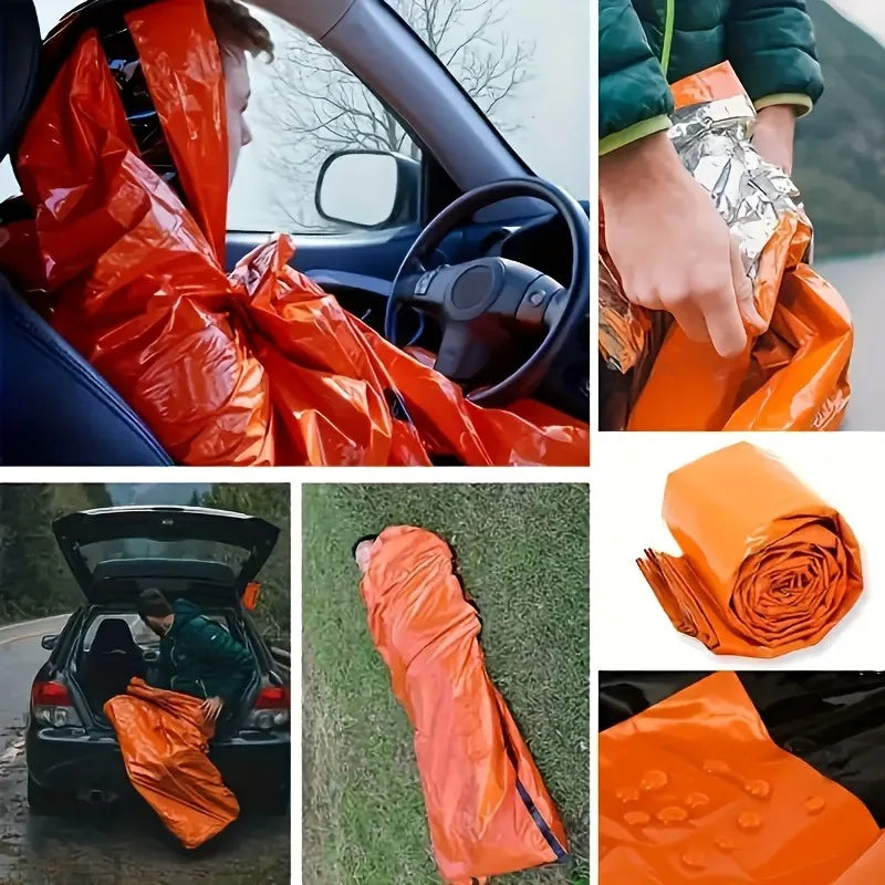 Portable Emergency Survival Sleeping Bag by Snagg A Survival Blanket