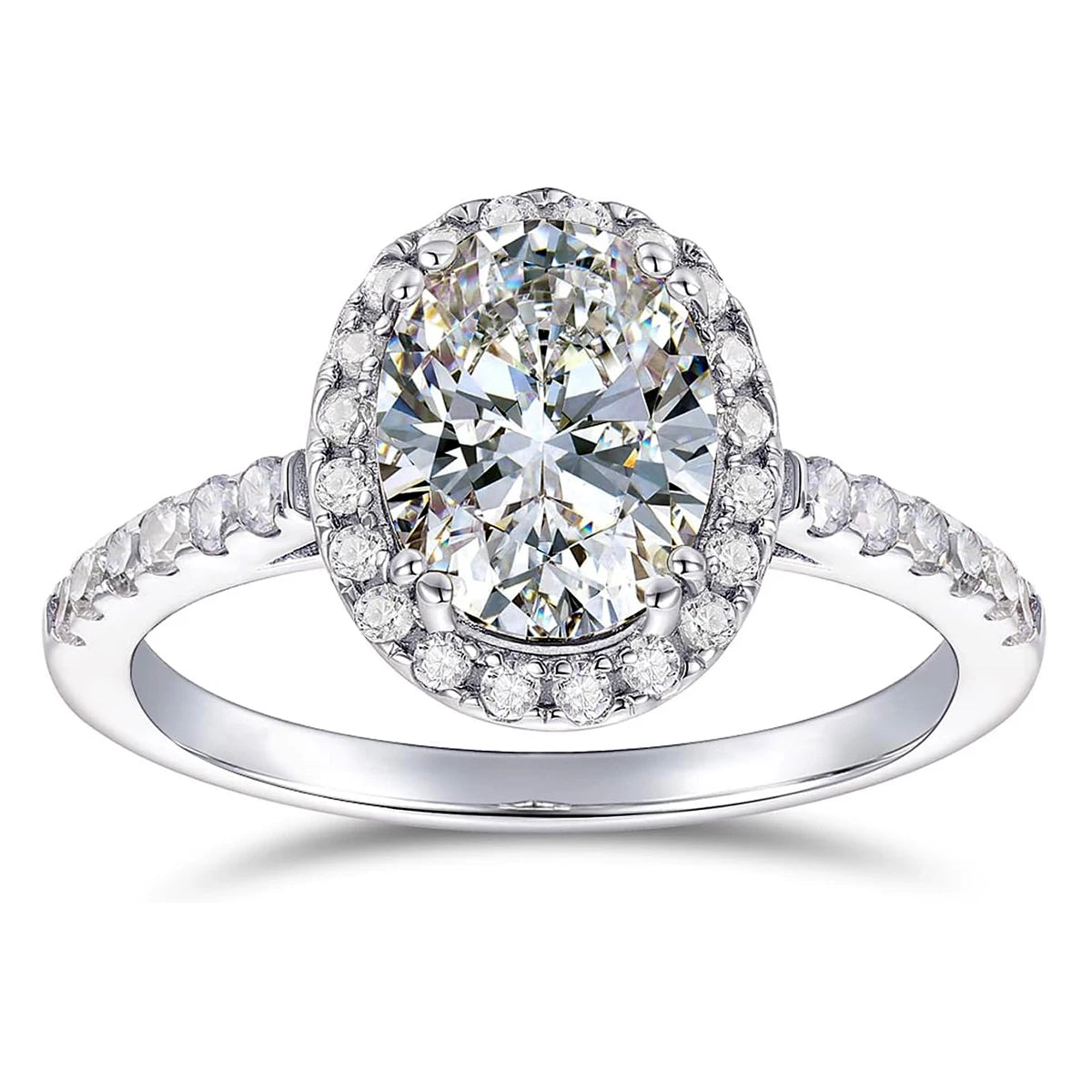 Oval Moissanite Ring by Snagg A Ring