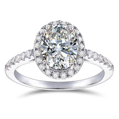 Oval Moissanite Ring by Snagg A Ring