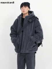 Oversized Sherpa Jacket with Hood by Snagg A Jacket