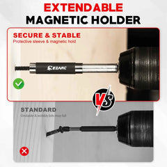 22pcs Countersink Drill Bit Set for Woodworking | Magnetic Extension Bit Holder Screwdriver Bits 1/4" Hex