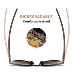Natural Wooden Sunglasses by Snagg It Sunglasses