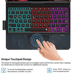 360 Degree Flip Backlit Magic Keyboard For iPad 11th Generation A16/ iPad Air 7 11 13 inch by Snagg A Wireless Keyboard