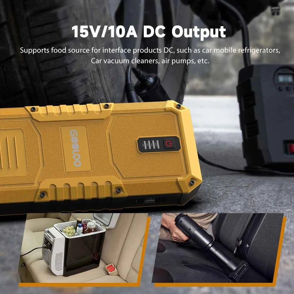 4000A car jump starter with power bank – image 5