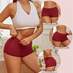 8 Pieces Women’s Seamless Cotton Boyshorts - SnaggIt