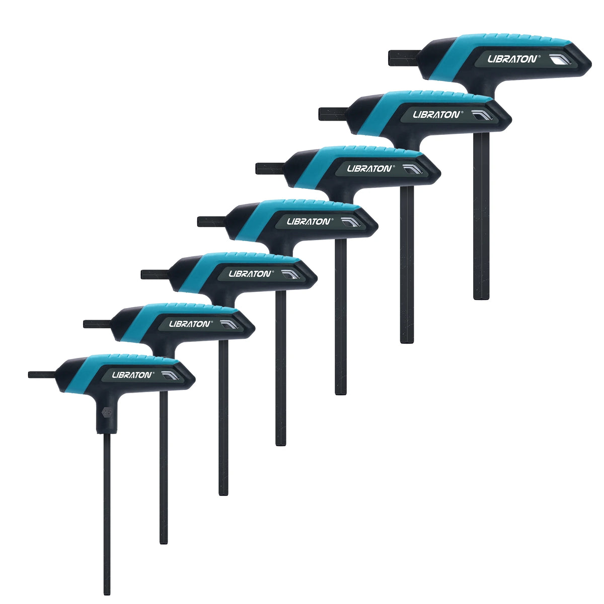 LIBRATON 7-Piece T-Handle Allen Key Set