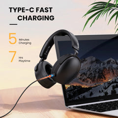 ANC Wireless Headphones | Bluetooth 5.4 Over-Ear Noise Cancelling Headset by Snagg A Headphone