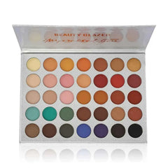 35 Color Professional Eyeshadow Palette – High Pigment Matte, Shimmer & Glitter Essentials