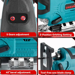 1000W Cordless Jigsaw - SnaggIt