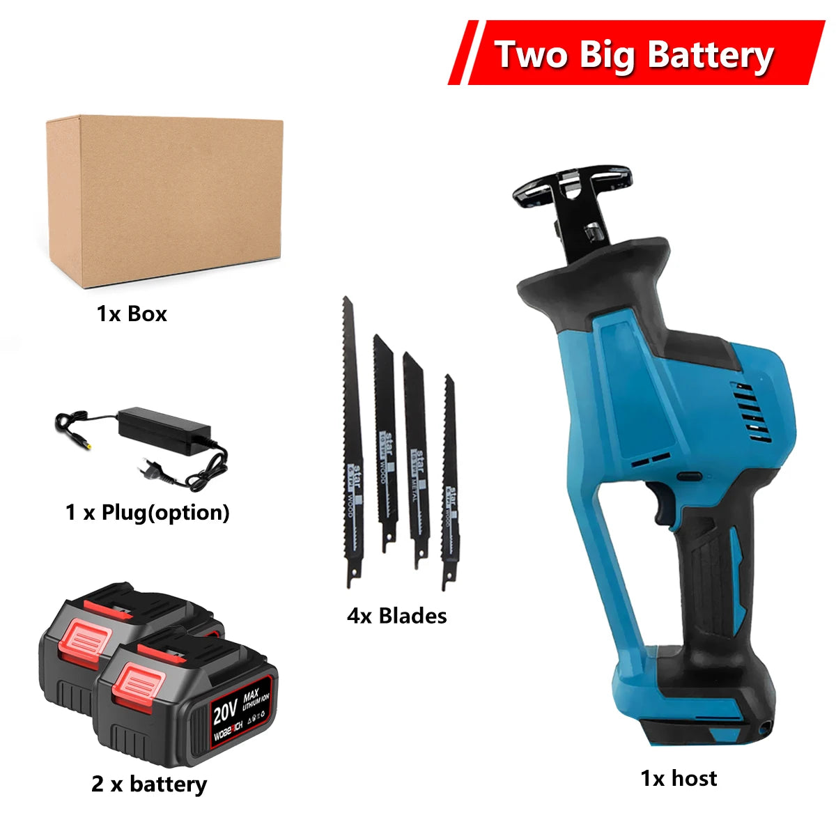 18V Cordless Reciprocating Saw