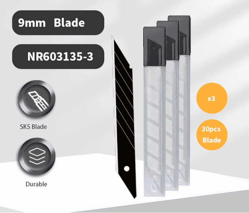 50-Pack Utility Knife Replacement Blades - SnaggIt