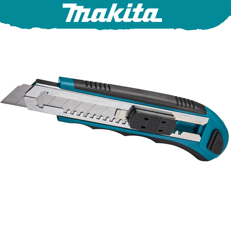 Makita Slide Lock Snap Off Utility Knife 18mm – Heavy Duty Retractable - D-65713