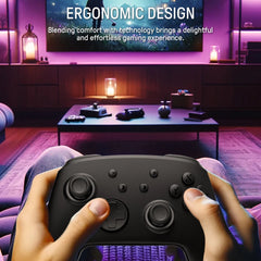 Luminous Wireless Pro Controller Turbo & Motion Control Compatible With Switch, Switch 2 & OLED by Snagg A Game Controller