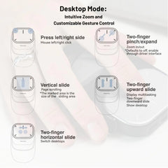 Detachable Wireless Air Mouse with Touchpad Featuring AI Voice Control, Recording & ChatGPT Integration by Snagg An Air Mouse