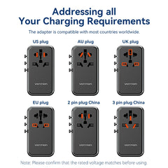 120W Universal Travel Adapter by Snagg A Travel Adapter