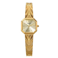 BERNY Women’s Octagonal Gold Quartz Watch - SnaggIt