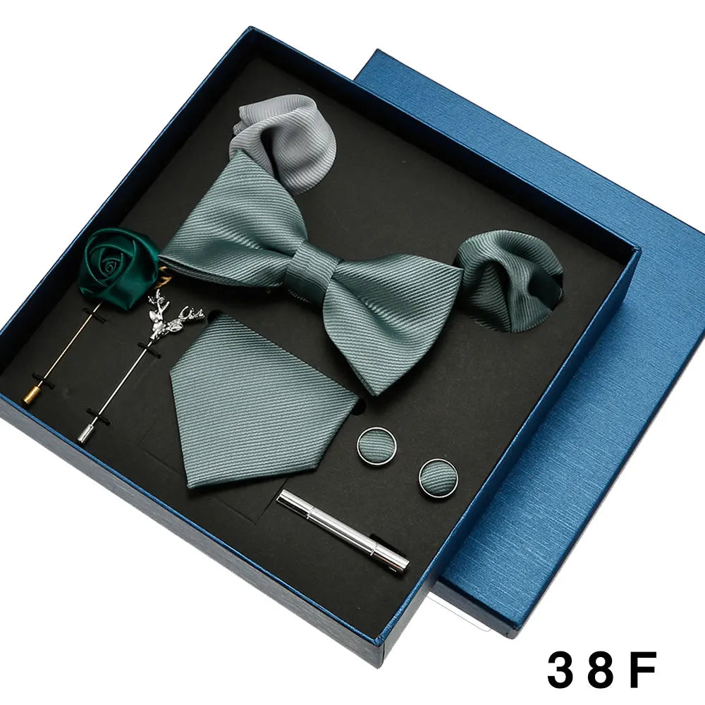 Luxury Silk Tie Set for Men - 38F - Others In Fashion